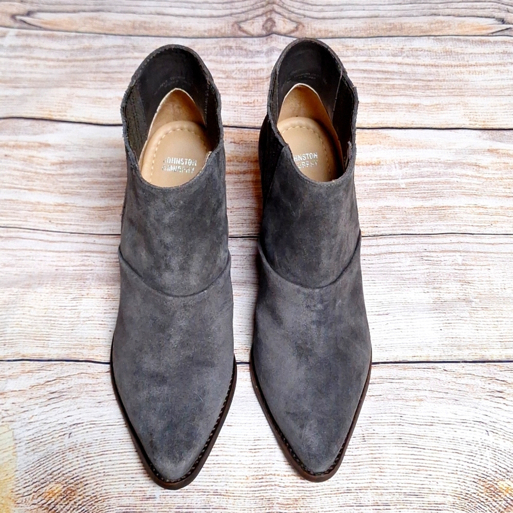 Johnston & Murphy suede bootie 9 grey